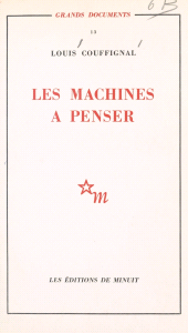 eBook, Les machines à penser, Les Éditions de Minuit (réédition numérique FeniXX)