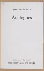 E-book, Analogues, Seuil (réédition numérique FeniXX)