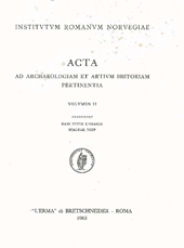 E-book, Acta ad archaeologiam et artium historiam pertinentia : volumen II, "L'Erma" di Bretschneider