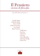 Fascículo, Il Pensiero : rivista di filosofia : X, 1/3, 1965, InSchibboleth