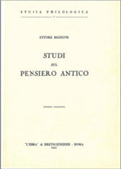 E-book, Studi sul pensiero antico, "L'Erma" di Bretschneider
