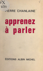 E-book, Apprenez à parler, Albin Michel (réédition numérique FeniXX)