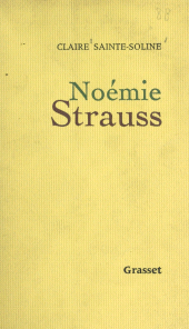 E-book, Noémie Strauss, Grasset (réédition numérique FeniXX)