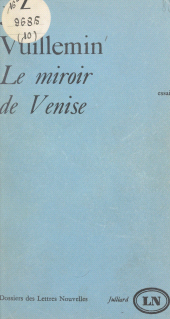 E-book, Le miroir de Venise, Julliard (réédition numérique FeniXX)