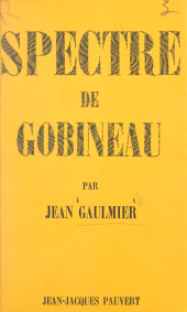 E-book, Spectre de Gobineau, Pauvert (réédition numérique FeniXX)