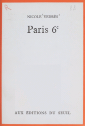 E-book, Paris 6e, Seuil (réédition numérique FeniXX)