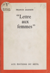 E-book, Lettre aux femmes, Seuil (réédition numérique FeniXX)