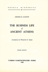 eBook, The business life of Ancient Athens, "L'Erma" di Bretschneider
