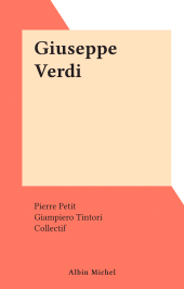 E-book, Giuseppe Verdi, Albin Michel (réédition numérique FeniXX)