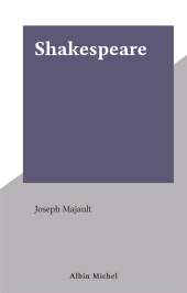 E-book, Shakespeare, Albin Michel (réédition numérique FeniXX)