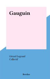 E-book, Gauguin, Bordas (réédition numérique FeniXX)
