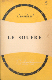 eBook, Le soufre, Armand Colin (réédition numérique FeniXX)