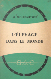 eBook, L'élevage dans le monde, Armand Colin (réédition numérique FeniXX)
