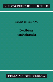 E-book, Die Abkehr vom Nichtrealen, Felix Meiner Verlag