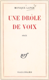 eBook, Une drôle de voix, Gallimard (réédition numérique FeniXX)