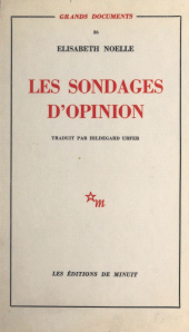eBook, Les sondages d'opinion, Les Éditions de Minuit (réédition numérique FeniXX)
