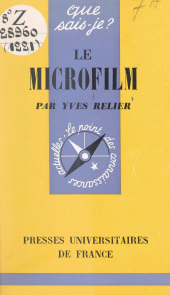 E-book, Le microfilm, Presses universitaires de France (réédition numérique FeniXX)