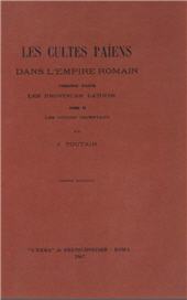 E-book, Les cultes païens dans l'Empire Romain, "L'Erma" di Bretschneider
