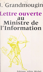 eBook, Lettre ouverte au ministre de l'Information, Albin Michel (réédition numérique FeniXX)