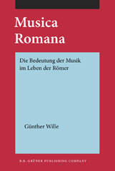 E-book, Musica Romana, Wille, Günther, John Benjamins Publishing Company