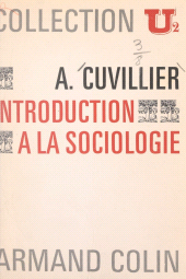 eBook, Introduction à la sociologie, Armand Colin (réédition numérique FeniXX)