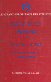 E-book, Émile Borel, philosophe et homme d'action, Dunod (réédition numérique FeniXX)