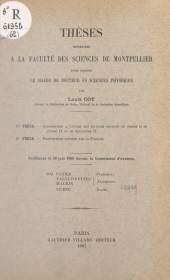 E-book, Contribution à l'étude des sulfates doubles de sodium et de cuivre II ou de manganèse II : Thèse présentée à la Faculté des sciences de Montpellier pour obtenir le grade de Docteur ès sciences physiques. Suivie de Propositions données par la Faculté, Dunod (réédition numérique FeniXX)