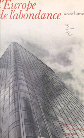 E-book, L'Europe de l'abondance, Fayard (réédition numérique FeniXX)