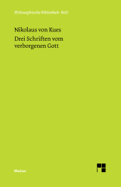 E-book, Drei Schriften vom verborgenen Gott, Felix Meiner Verlag