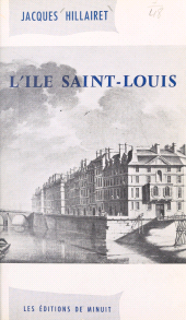 eBook, L'Île Saint-Louis, Les Éditions de Minuit (réédition numérique FeniXX)