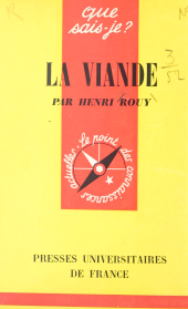 E-book, La viande, Presses universitaires de France (réédition numérique FeniXX)