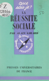 E-book, La réussite sociale, Presses universitaires de France (réédition numérique FeniXX)