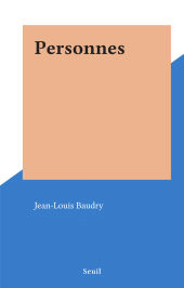 E-book, Personnes, Seuil (réédition numérique FeniXX)