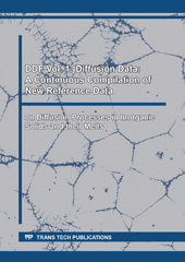E-book, DDF : Diffusion Data : A Continuous Compilation of New Reference Data, Trans Tech Publications Ltd