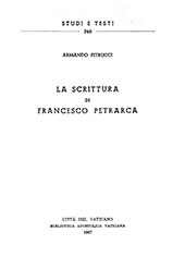 E-book, La scrittura di Francesco Petrarca, Petrucci, Armando, Biblioteca apostolica vaticana