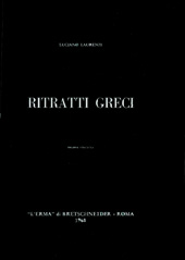 E-book, Ritratti greci, Laurenzi, Luciano, "L'Erma" di Bretschneider