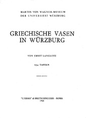 eBook, Griechische Vasen in Würzburg : 254 Tafeln, Langlotz, Ernst, "L'Erma" di Bretschneider