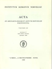 E-book, Acta ad Archaeologiam et Artium Historiam Pertinentia : vol. III : the frescoes John VII (A.D. 705-707) in S. Maria Antiqua in Rome, "L'Erma" di Bretschneider