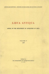 Issue, Libya antiqua : Annual of the Department of Archaeology of Libya : new series : V, 1968, "L'Erma" di Bretschneider