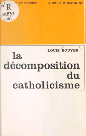 E-book, La décomposition du catholicisme, Aubier (réédition numérique FeniXX)