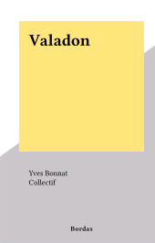 E-book, Valadon, Bordas (réédition numérique FeniXX)