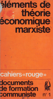 eBook, Eléments de théorie économique marxiste (1), La Découverte (réédition numérique FeniXX)