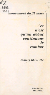 eBook, Ce n'est qu'un début, continuons le combat, La Découverte (réédition numérique FeniXX)