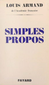 eBook, Simples propos, Fayard (réédition numérique FeniXX)