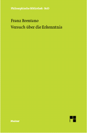 E-book, Versuch über die Erkenntnis, Felix Meiner Verlag