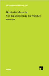 E-book, Von der Erforschung der Wahrheit : Drittes Buch, Felix Meiner Verlag