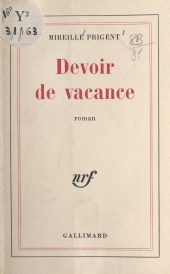 eBook, Devoir de vacance, Gallimard (réédition numérique FeniXX)