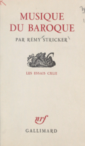 eBook, Musique du baroque, Gallimard (réédition numérique FeniXX)