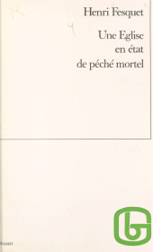 E-book, Une Église en état de péché mortel, Grasset (réédition numérique FeniXX)