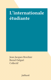 E-book, L'internationale étudiante, Julliard (réédition numérique FeniXX)